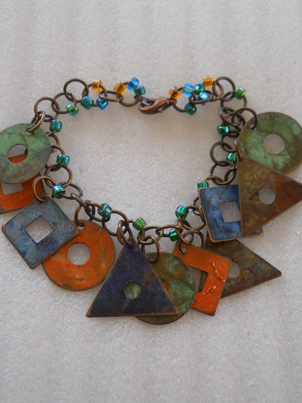 Vintage - Metal Charm Bracelet 1125